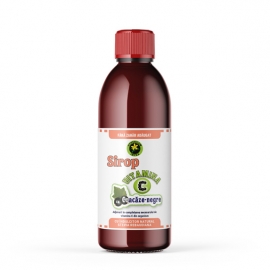 Sirop Vitamina C, Coacaze-negre cu indulcitor Stevia rebaudiana 500ml