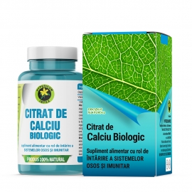 Capsule Citrat de Calciu Biologic