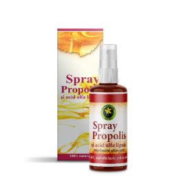 Spray Propolis şi Acid alfa lipoic 50 ml