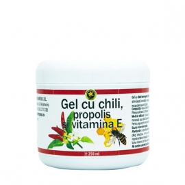 Gel cu Chili, Propolis si Vitamina E 250ml